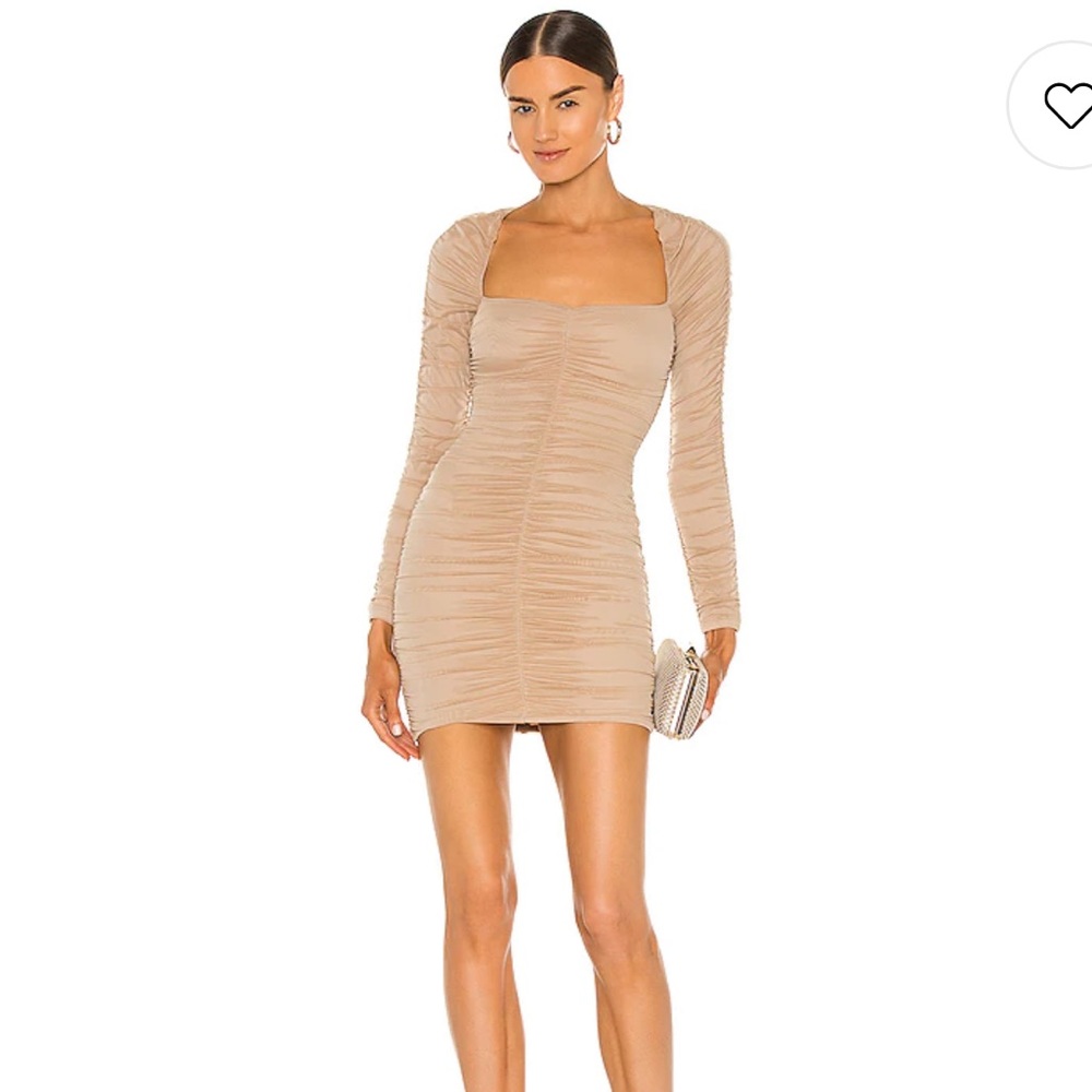 Michael Costello X Revolve ruched Dress